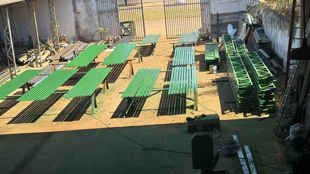 estrutura metálica para garagem em Campo Novo do Parecis